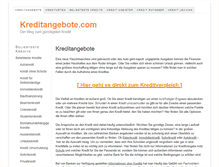 Tablet Screenshot of kreditangebote.com